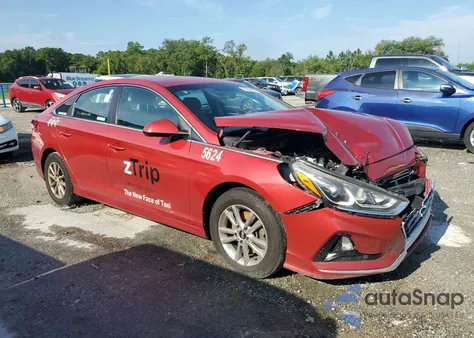 2019 Hyundai Sonata Se из США, поврежденный, VIN 5NPE24AF4KH800283